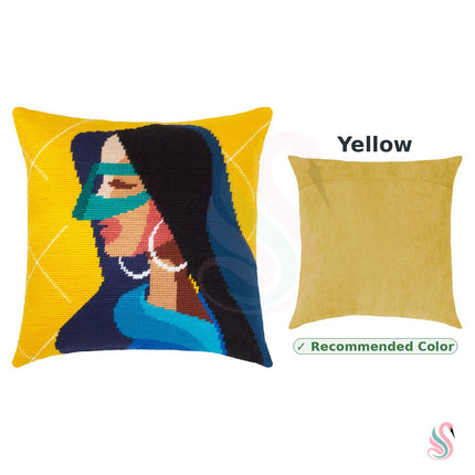 Needlepoint Pillow Kit "Secret"