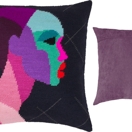 Needlepoint Pillow Kit "Mysteriousness"