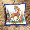 DIY Bead embroidery cushion cover kit "Christmas Deer"