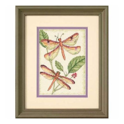 DIY "Dragonfly Duo" 5.1"x7.1"