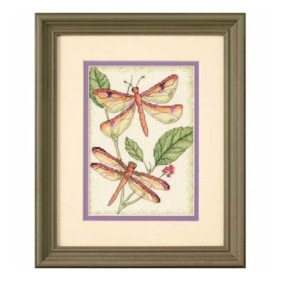 DIY "Dragonfly Duo" 5.1"x7.1"
