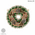 DIY Beaded Door Wreath Kit "Christmas sweets" Embroidery on wood, Home decoration