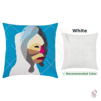 Needlepoint Pillow Kit "Strength"