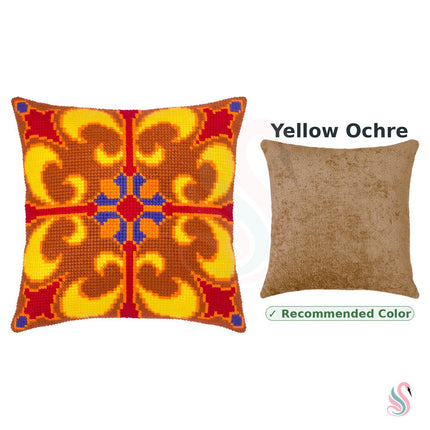 Cross Stitch Pillow Kit "Spiced Honey"