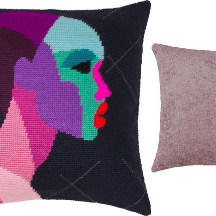 Needlepoint Pillow Kit "Mysteriousness"