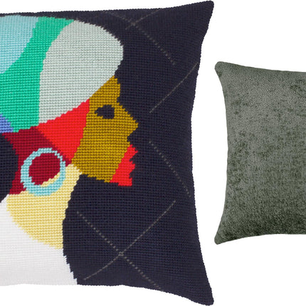 Needlepoint Pillow Kit "Dignity"