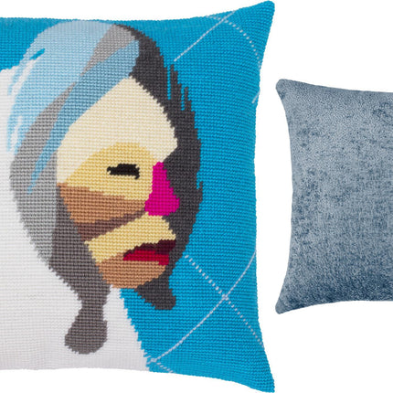 Needlepoint Pillow Kit "Strength"