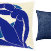 Needlepoint Pillow Kit "Blue nude"