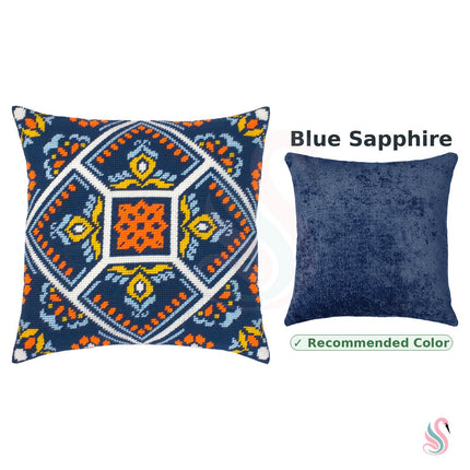 Needlepoint Pillow Kit "Deep Night"
