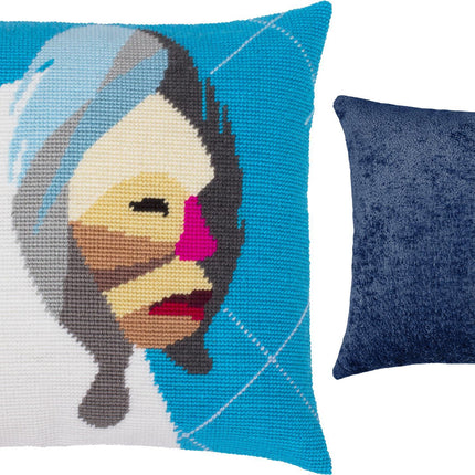 Needlepoint Pillow Kit "Strength"