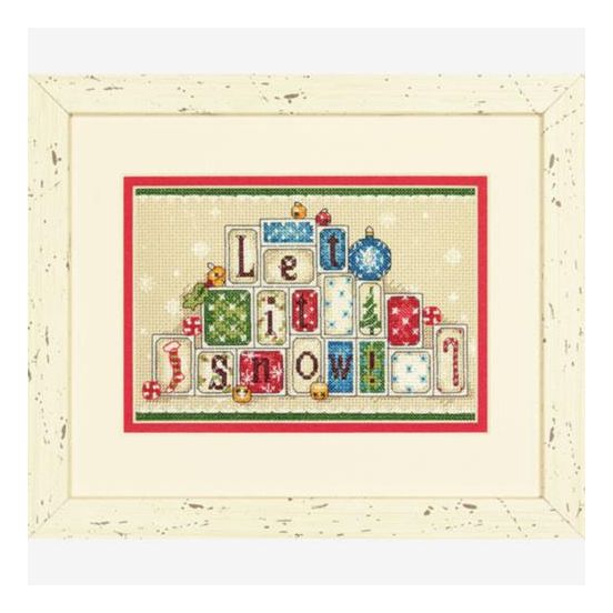 DIY "Let it Snow" 7.0"x5.0"