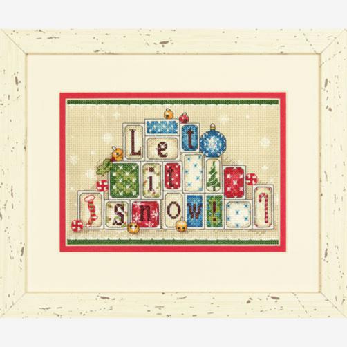 DIY "Let it Snow" 7.0"x5.0"