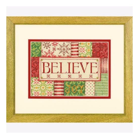 DIY "Believe" 7.0"x5.0"