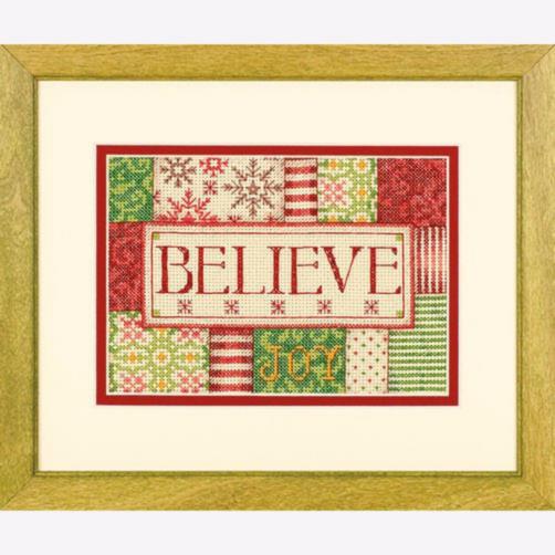 DIY "Believe" 7.0"x5.0"