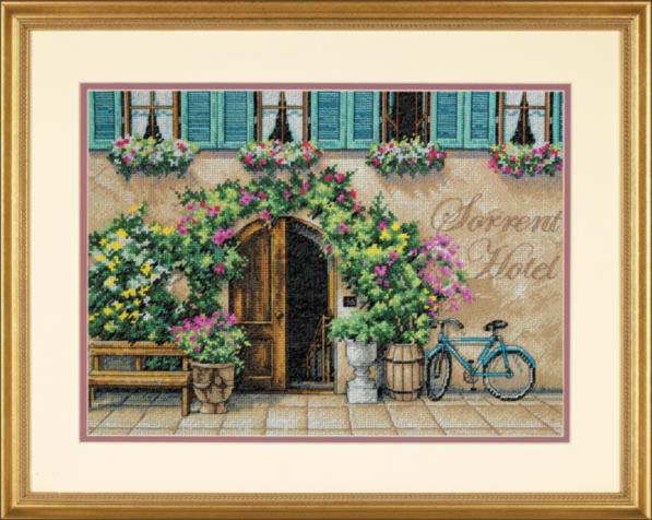 DIY "Sorrento Hotel" 13.8"x9.8"