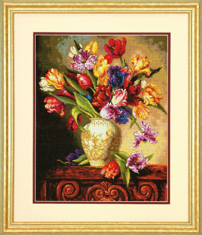DIY "Parrot Tulips" 12.0"x15.0"