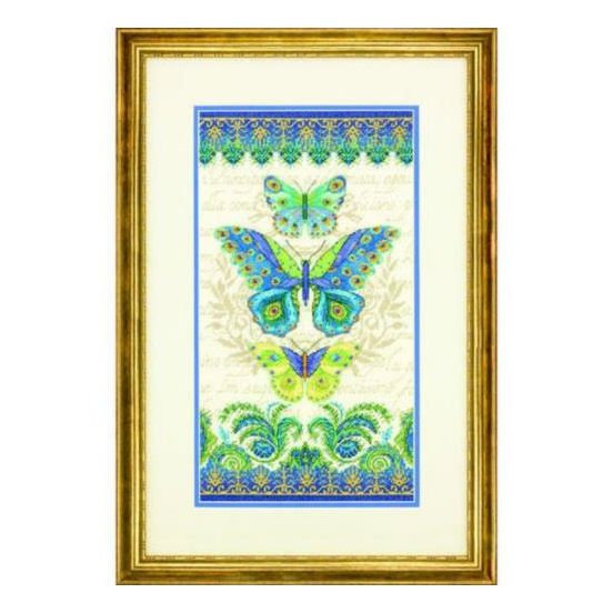 DIY "Papillons Paon" 8.0"x15.0"