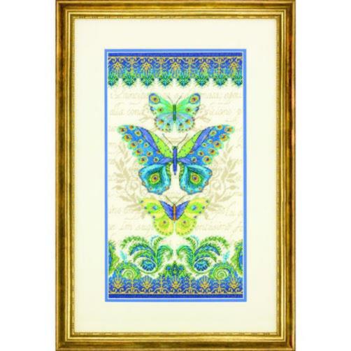 DIY "Papillons Paon" 8.0"x15.0"