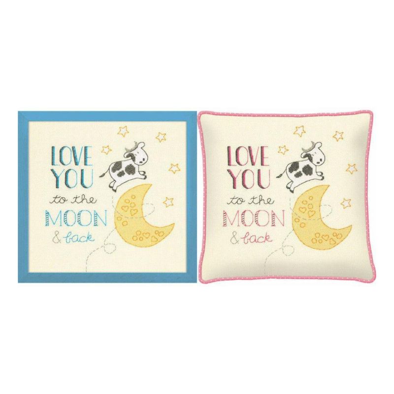 DIY "To the Moon" 10.0"x10.0"