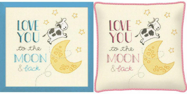 DIY "To the Moon" 10.0"x10.0"