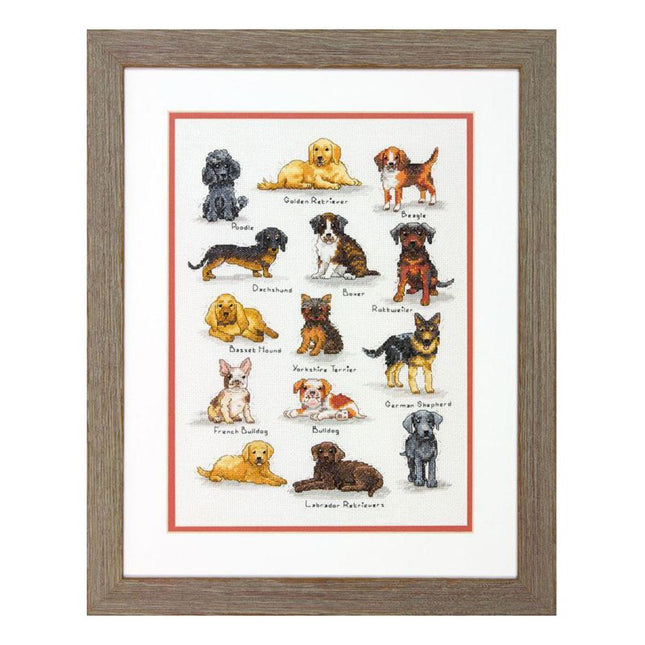 DIY "Dog Sampler" 10.0"x14.0"