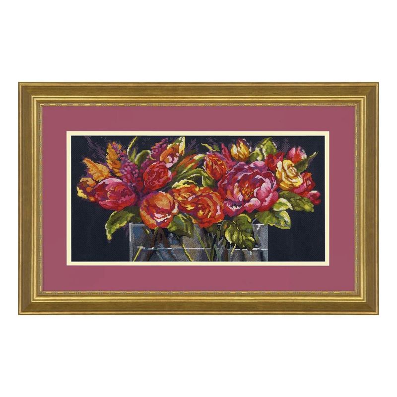 DIY "Flowers of joy" 18.0"x9.0"