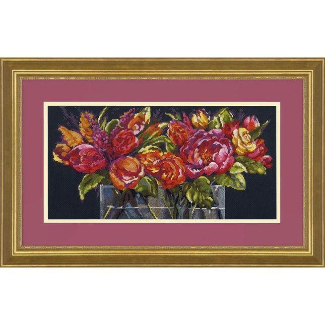 DIY "Flowers of joy" 18.0"x9.0"