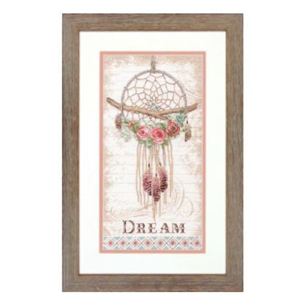 DIY "Floral Dream Catche" 8.0"x15.0"