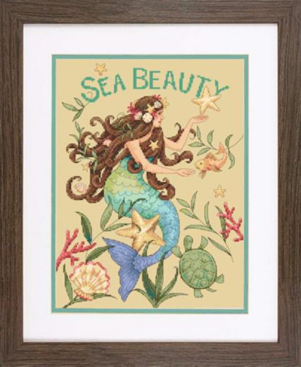 DIY "Sea Beauty" 9.0"x12.0"