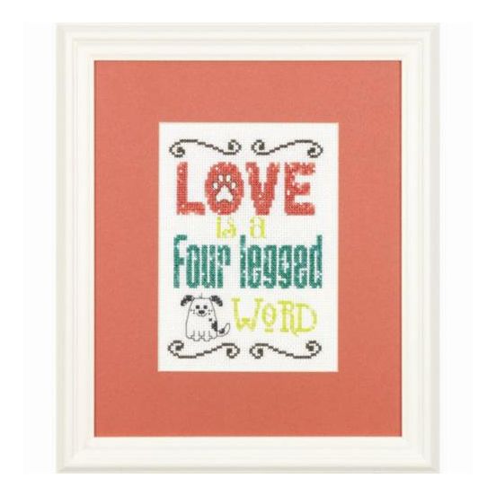 DIY "Four Legs" 5.0"x7.0"