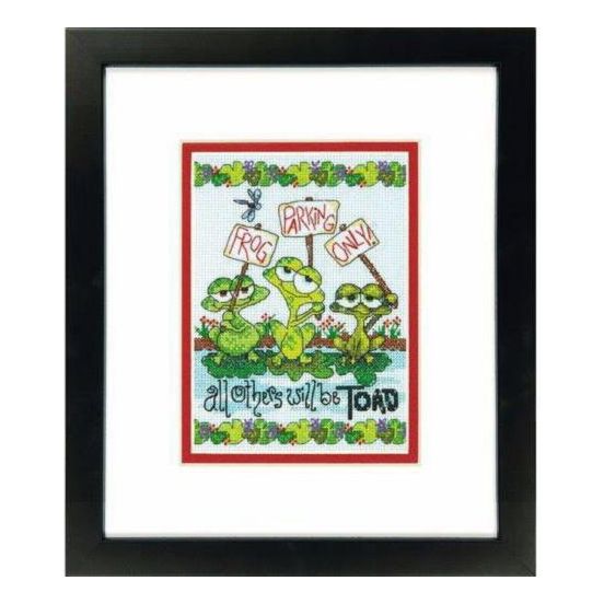 DIY "Frog Parking" 5.0"x7.0"