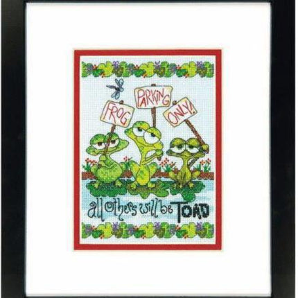 DIY "Frog Parking" 5.0"x7.0"