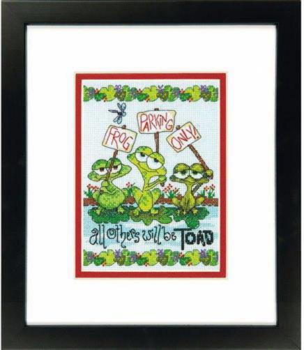 DIY "Frog Parking" 5.0"x7.0"