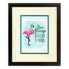 DIY "Be a Flamingo" 5.0"x7.0"