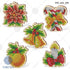 Christmas Bead Embroidery Kit Christmas toys Set 5 pcs Christmas tree toys