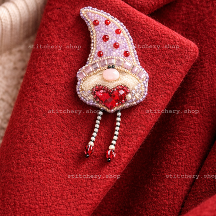 Beadwork kit for creating broоch ""
