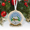 Christmas Bead Embroidery Kit Christmas toys Set 5 pcs Christmas tree toys
