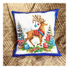 DIY Bead embroidery cushion cover kit "Christmas Reindeer"