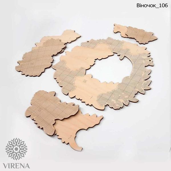 DIY Beaded Door Wreath Kit 