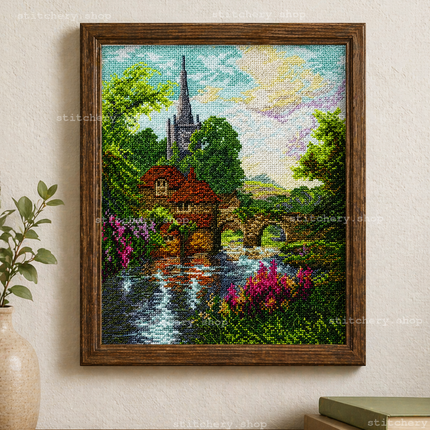 DIY Counted Cross Stitch Kit "Whisper of the River"