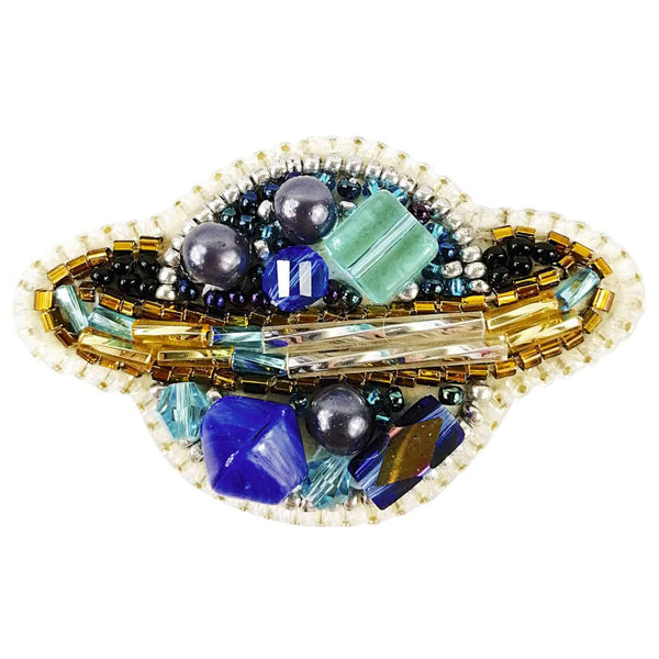 Beadwork kit for creating broоch 