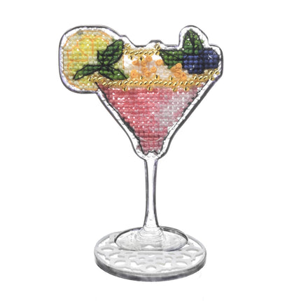 DIY Cross-Stitch Kit: "Cocktail Charm"