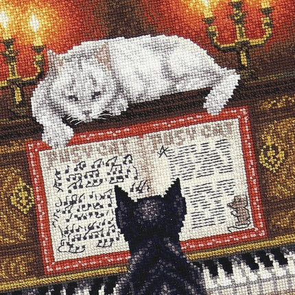 DIY Counted Cross Stitch Kit "Music lesson"