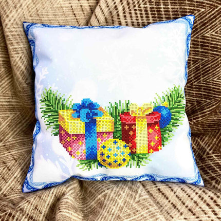 DIY Bead embroidery cushion cover kit "New Year Gifts"