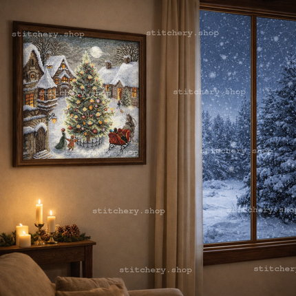 DIY Counted Cross Stitch Kit "Chrіstmas tree of wishes"