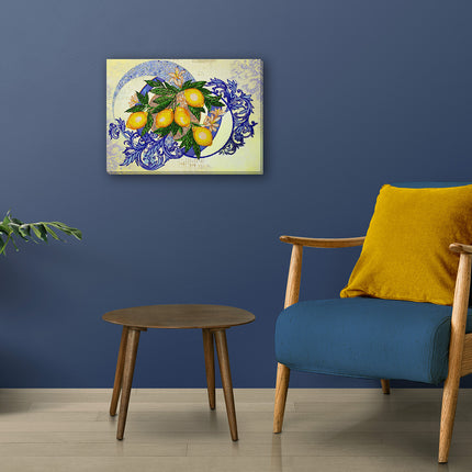 DIY Bead Embroidery Kit "Lemons" 16.5"x12.2" / 42.0x31.0 cm