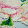 DIY Bead Embroidery Kit "White peonies" 9.1"x16.1" / 23.0x41.0 cm