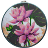 DIY Bead Embroidery Kit "Blooming lotus" 12.6"x12.6" / 32.0x32.0 cm