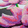 DIY Bead Embroidery Kit "Blooming lotus" 12.6"x12.6" / 32.0x32.0 cm