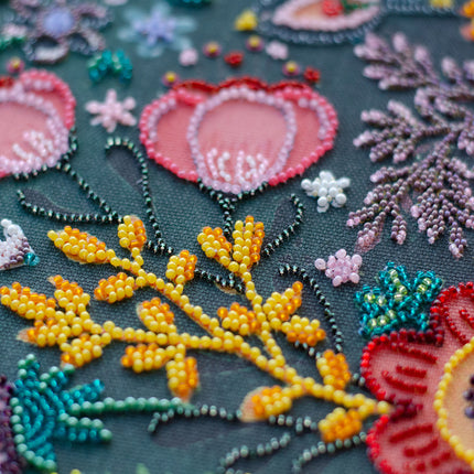 DIY Bead Embroidery Kit "Spring in love" 11.8"x17.7" / 30.0x45.0 cm